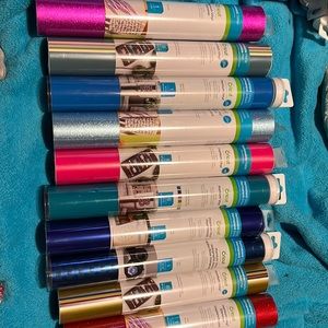 Cricut 10 rolls vinyl never used